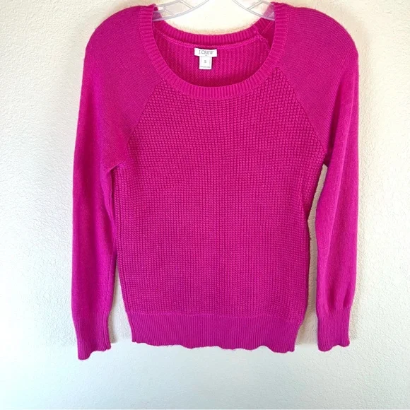J crew hot pink sweater deals